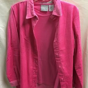 NWT Blair long sleeve shirt with matching t-shirt